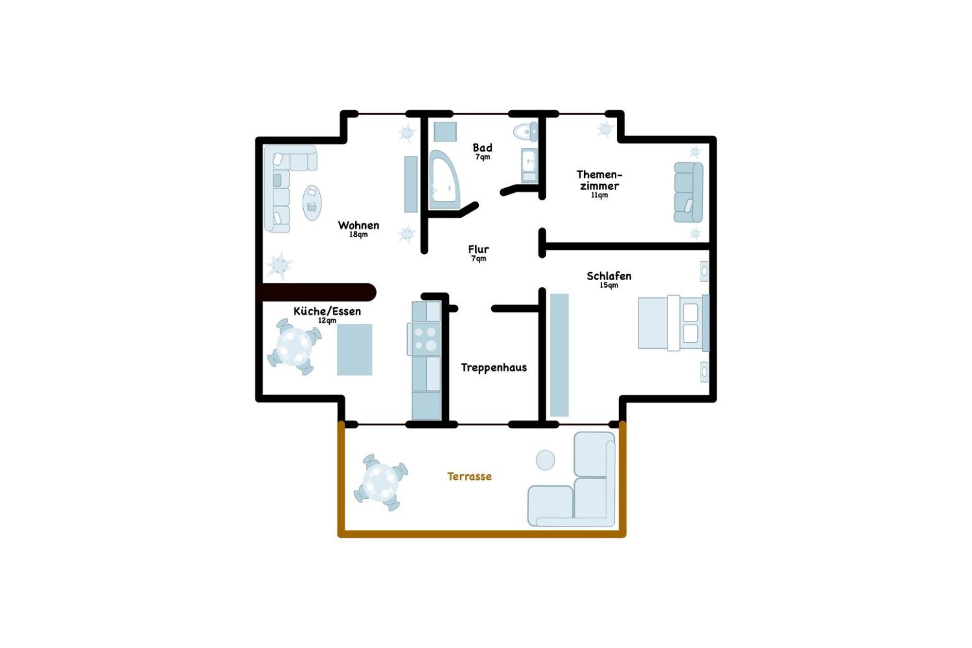 Apartment Bambus, Jungle, Dachterrasse & Bequem Bis Zentrum Radebeul